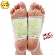 200pcs/lot GOLD Premium Kinoki Detox Foot Pads Organic Herbal Cleansing Patches
