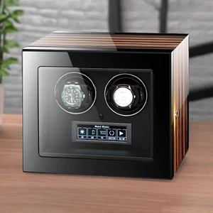 Premium Automatic 2 Watch Winder with Touch Screen by Aevitas - Picture 1 of 9