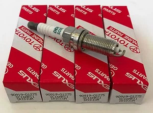 TOYOTA OEM FACTORY IRIDIUM SPARK PLUG SET 2009-2016 COROLLA 90919-01275 x4 - Picture 1 of 1