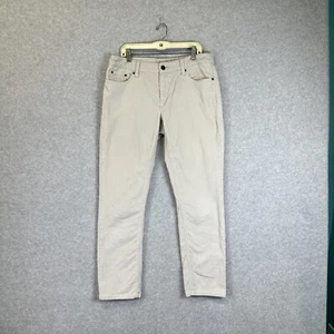 Garnet Hill Women’s Size 6 Off White (Ivory) Corduroy Velvet Jeans Cotton Blend - Picture 1 of 13