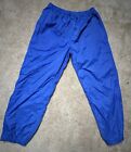 Vintage 90S Rei Element Nylon Drawstring Snap-Ankle Pants Blue Sz Large