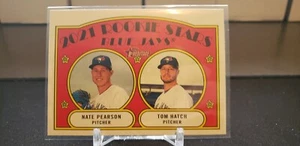 2021 Topps Heritage Rookie Stars Blue Jays Nate Pearson Tom Hatch - Picture 1 of 2