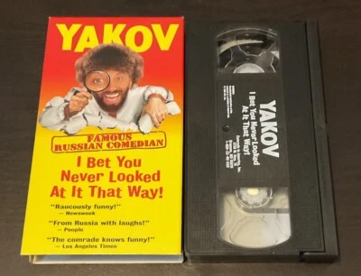Yakov: I Bet You Never Looked At It That Way (1998) VHS - Stand Up Comedy - Image 1 of 4