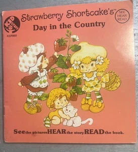 STRAWBERRY SHORTCAKEs Day In The Country KID STUFF KSR969 Record & Book - Bild 1 von 13