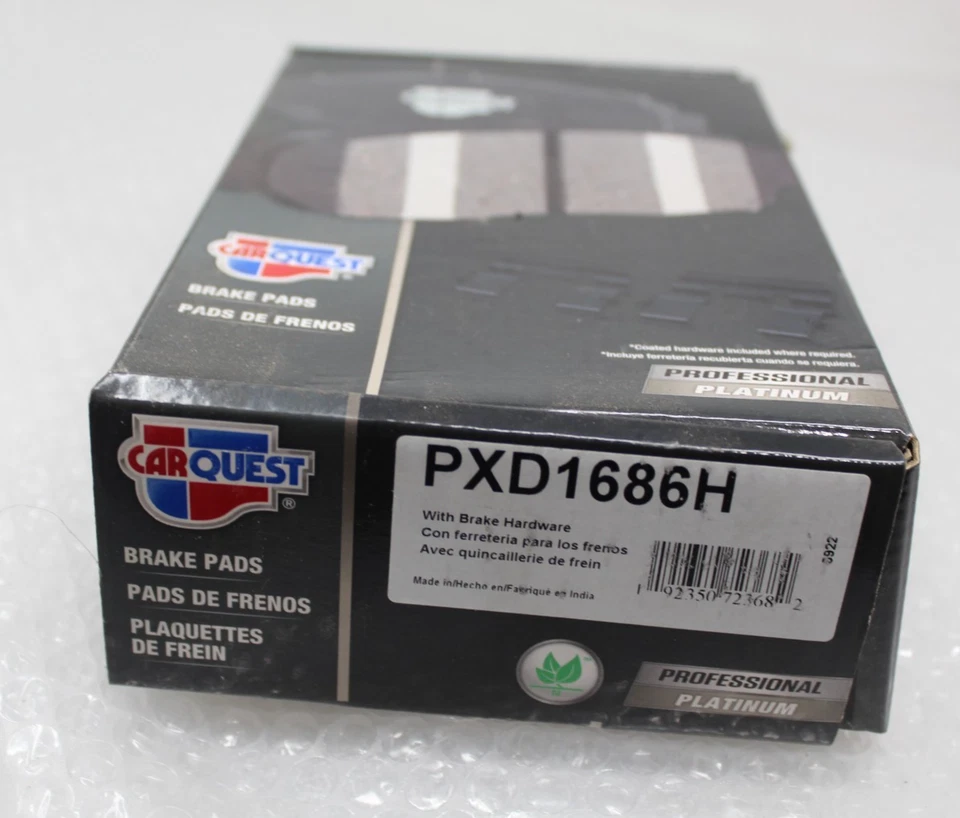 PXD1686H Front Ceramic CARQUEST Platinum Lexus GS200t GS300 GS350 RC300 RC350 - Imagem 1 de 1