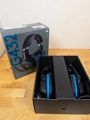Logitech G432 Gaming Headset – Open Box, 7.1 Surround, Wired PC/PS4 - Image 1 of 4