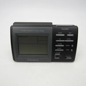 Radio Shack sprechender LCD Wecker Thermometer Kalender Datum 63-961 Vintage - Bild 1 von 6