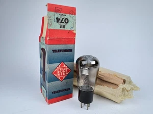 Telefunken RE074 Röhre NOS OVP tolle OVP Triode Endstufe Röhrenverstärker neu - Bild 1 von 2