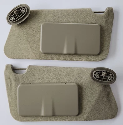 2000-2005 Pontiac Grand Am Gray Sun Visor LH RH Driver Passenger OEM Mirror - Image 1 of 4