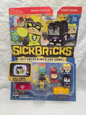 Paquete de 5 minifiguras de superhéroes y Hollywood Sick Bricks Sick Team Foto 1 de 4