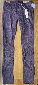 Nuevo con etiquetas Diesel Livier SP Stretch Super Slim Jegging W27 Garantizado Original - Imagen 1 de 12