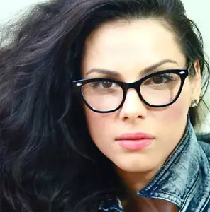 Años 50 Retro Vintage Ojo de Gato Tortuga Lentes Transparentes Sexy Mujeres Anteojos Anteojos - Imagen 1 de 1