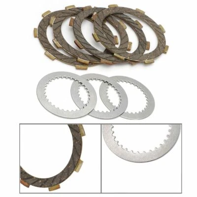 FOR Kawasaki KE100 KD80 MINI KM100A KH100 4PC Clutch Friction & 3PC Steel Plates - Изображение 1 из 4