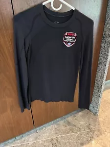 Champion C9 Shirt Womens Black Long Sleeve Shirt Monday Night Football Sz:Small - Picture 1 of 6