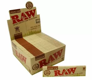 Roher Bio-Hanf Kingsize schmale Rollpapiere natürliche unraffinierte Häute 50 Bookle - Bild 1 von 5