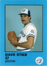 1986 Toronto Blue Jays Fire Safety NNO Dave Stieb Card