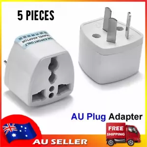 5x US UK EU To AU AUS Australian Universal Power Plug 3 Pin Adapter Converter - Picture 1 of 7