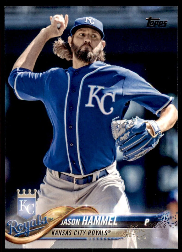 2018 TOPPS JASON HAMMEL KANSAS CITY ROYALS #385 - Image 1 of 2