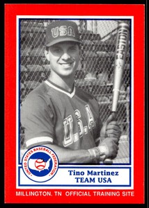 1990 Pan Am Team USA Red BDK 1 Tino Martinez   USA  Baseball Card