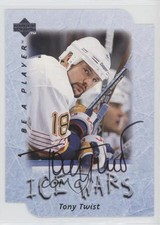 1995-96 Upper Deck Be a Player Die-Cut Auto Tony Twist #S214 Auto