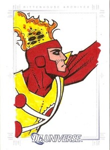 DC Legacy Rittenhouse 2007 Firestorm Sketch SketchaFEX Card by Tom Nguyen 1/1