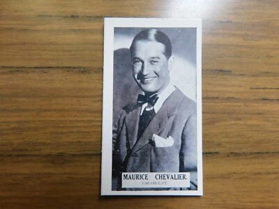 Maurice Chevalier Actor  Teofani 1936 Film Actors & Actresses Plain Back - Image 1 of 2