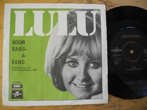 LULU Boom Bang-A-Bang / March! 45 7" single 1969 Sweden EX - Picture 1 of 2