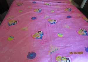 Disney Princess Shower Curtain Polyester Cinderella Snow Aurora New Rings 71X71 - Picture 1 of 4