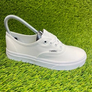 Vans Authentic Classic Womens Size 5.5 White Athletic Skate Shoes Sneakers - Picture 1 of 10