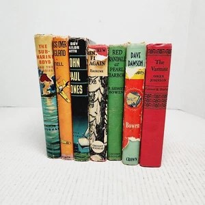 Children's WWII 1940s Book Lot/7 Vintage HC Bowen Erskine Johnson Snell Military - Picture 1 of 19