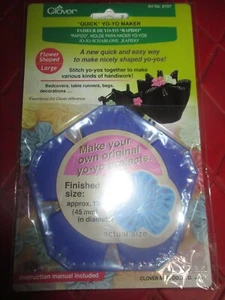 TRIFOGLIO vintage in plastica GRANDE FIORE misura QUICK YO-YOU MAKER nuovo con scatola con ISTRUZIONI - Foto 1 di 3