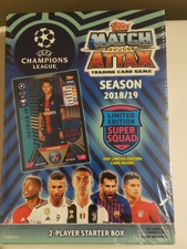 Topps Match Attax Champions League 2018/19 2 player starter box 39 cards 