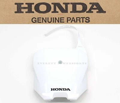 Placa de matrícula delantera XR CRF 70 80 100 R F OEM genuina Honda (ver notas) #Q102 Foto 1 de 4