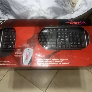 Rocketfish Bluetooth Wireless Keyboard Mouse RF-BTCMBO Rocket Fish RF Brand New - Picture 1 of 9