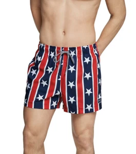 NEW NWT Speedo RWB America Redondo Volley 14 In Water Swim shorts Mens Trunks XL - Picture 1 of 2