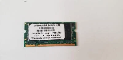 Aeneon 7981983 256MB DDR SODIMM 32VND Laptop Memory - Image 1 of 2
