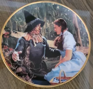 Wizard of Oz 50th Anniversary Hamilton Plate "Dorothy Meets the Scarecrow" - Picture 1 of 2