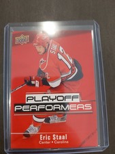 2009-10 Upper Deck Playoff Performers Eric Staal Carolina Hurricanes #PP16