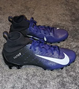 Nike Vapor Untouchable Pro 3 TD Football Black/Purple Men's Size 10 NEW - Picture 1 of 9