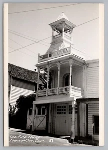 Postcard Old Firehouse No 1 Nevada City California RPPC Built 1861 Now Museum - Picture 1 of 2