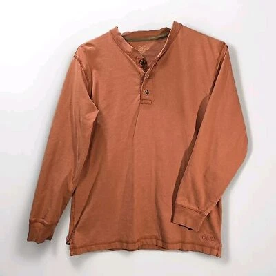 Cabela's Mens Long Sleeve Button Pullover Size M Quality Work Shirt Durable - Image 1 of 4