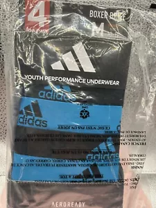 Adidas Youth Medium 4 Pack Boxer Briefs - Picture 1 of 3