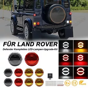 Para Land Rover Defender 90 110 130 95 mm intermitentes LED aparcamiento parada luces traseras - Imagen 1 de 12