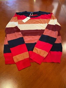 Splendid Crew Neck Striped Sweater - Multicolor - NWT - Small - Picture 1 of 3