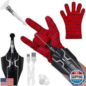 Amazing Spider Web Shooter Pack per bambini dai 6 anni in su - elegante, lungo raggio US - Foto 1 di 5