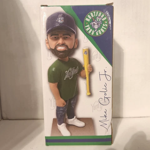 NEW & OPEN BOX Mike Golic Jr Hartford Yard Goats Bobblehead by Success Brands Cover