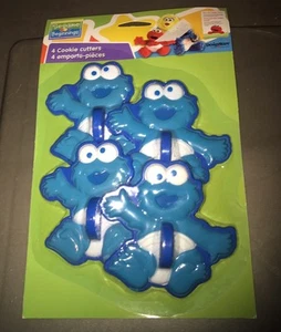 Sesame Street COOKIE MONSTER COOKIES CUTTER elmo BERT ernie BIG BIRD - Picture 1 of 2