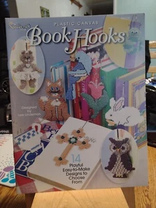 THE Needlecraft Shop PLASTIC CANVAS   #844334 BOOK HOOKS  - Picture 1 of 1