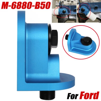 For Ford Bronco Mustang 302 V8 M-6880-B50 Billet 90 Degree Oil Filter Adapter - Imagem 1 de 4