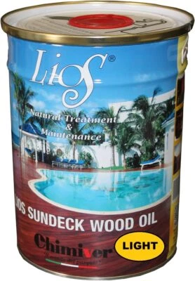 LIOS SUNDECK WOOD OIL - Chimiver® - | impregnante 5 Litri Versione LIGHT. - Immagine 1 di 2